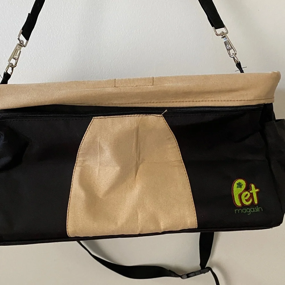 Black and Tan Dog Travel Carrier